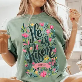 He Is Risen Graphic Tee