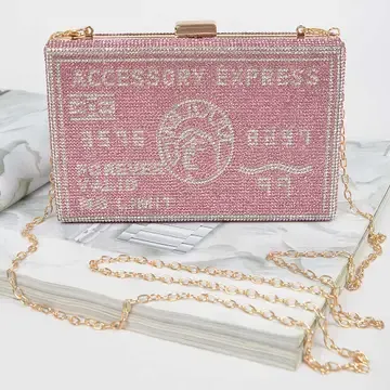 Rhinestone Express Clutch