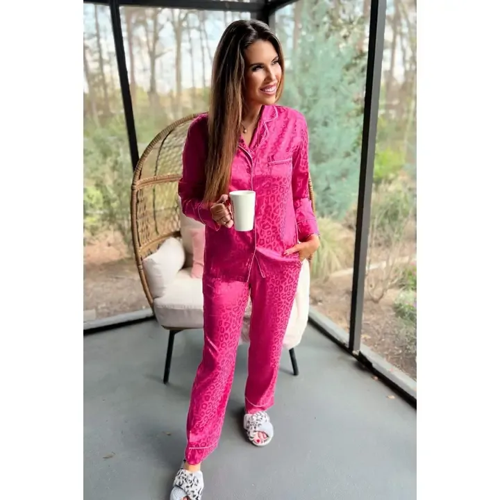 In Love Leopard Lounge Set