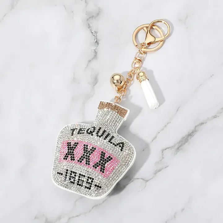 Tequila Bottle Keychain