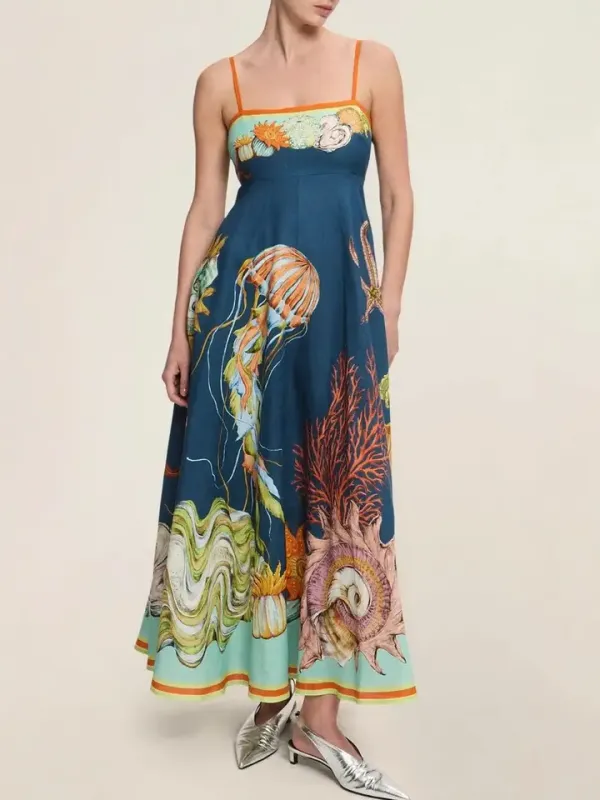 Marine Life Maxi Dress