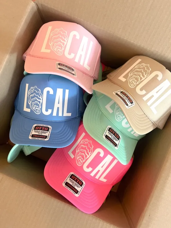 Local Oyster Shell Trucker Hat
