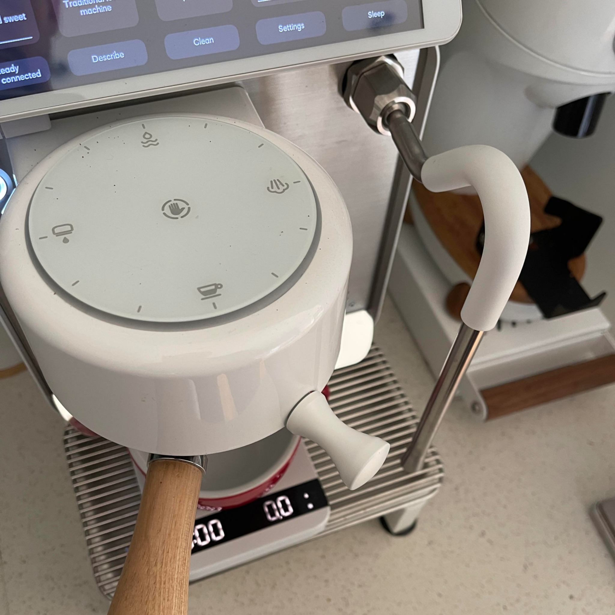 Group Head Handle Decent Espresso