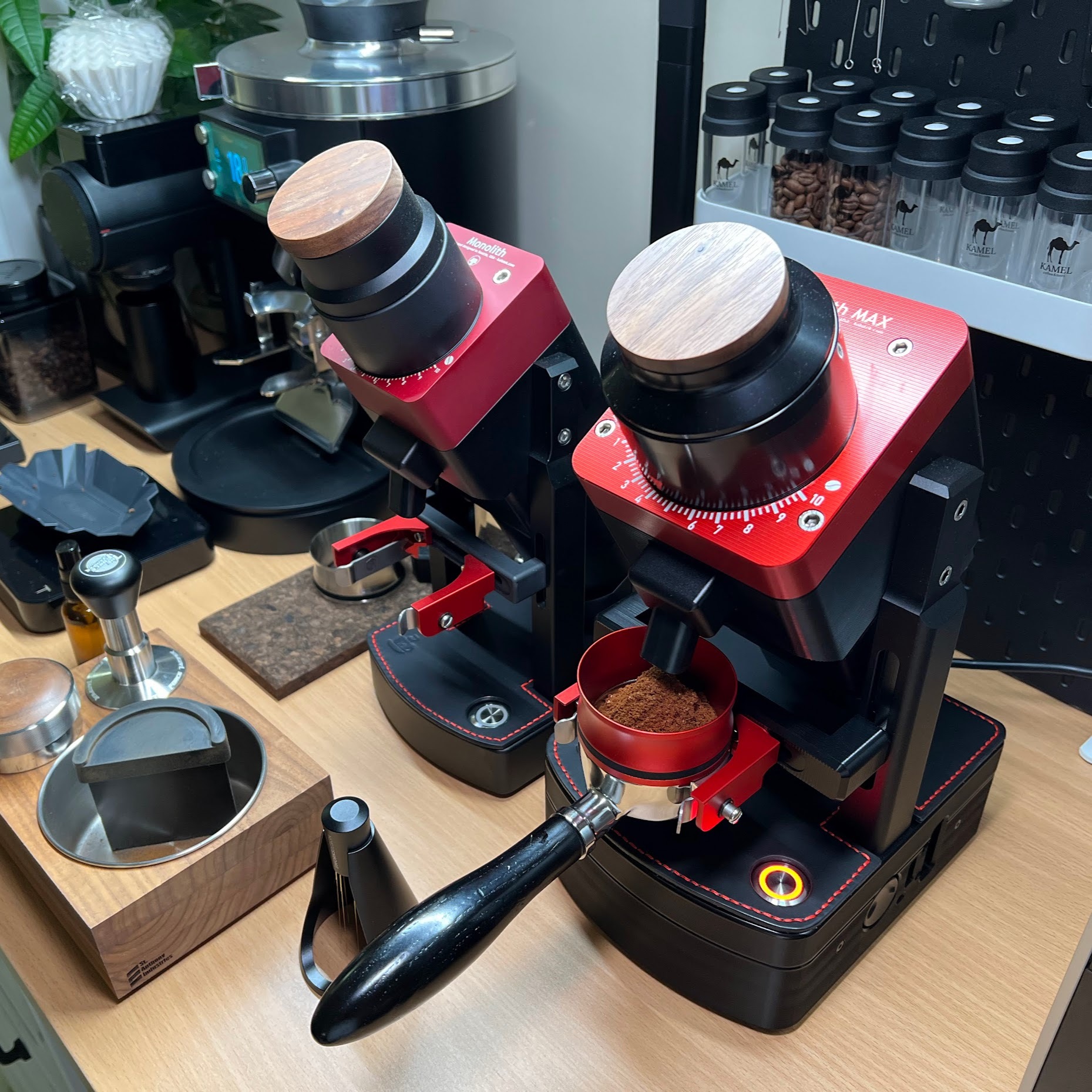 Spring Loaded Portafilter Holder Set Kafatek Grinder