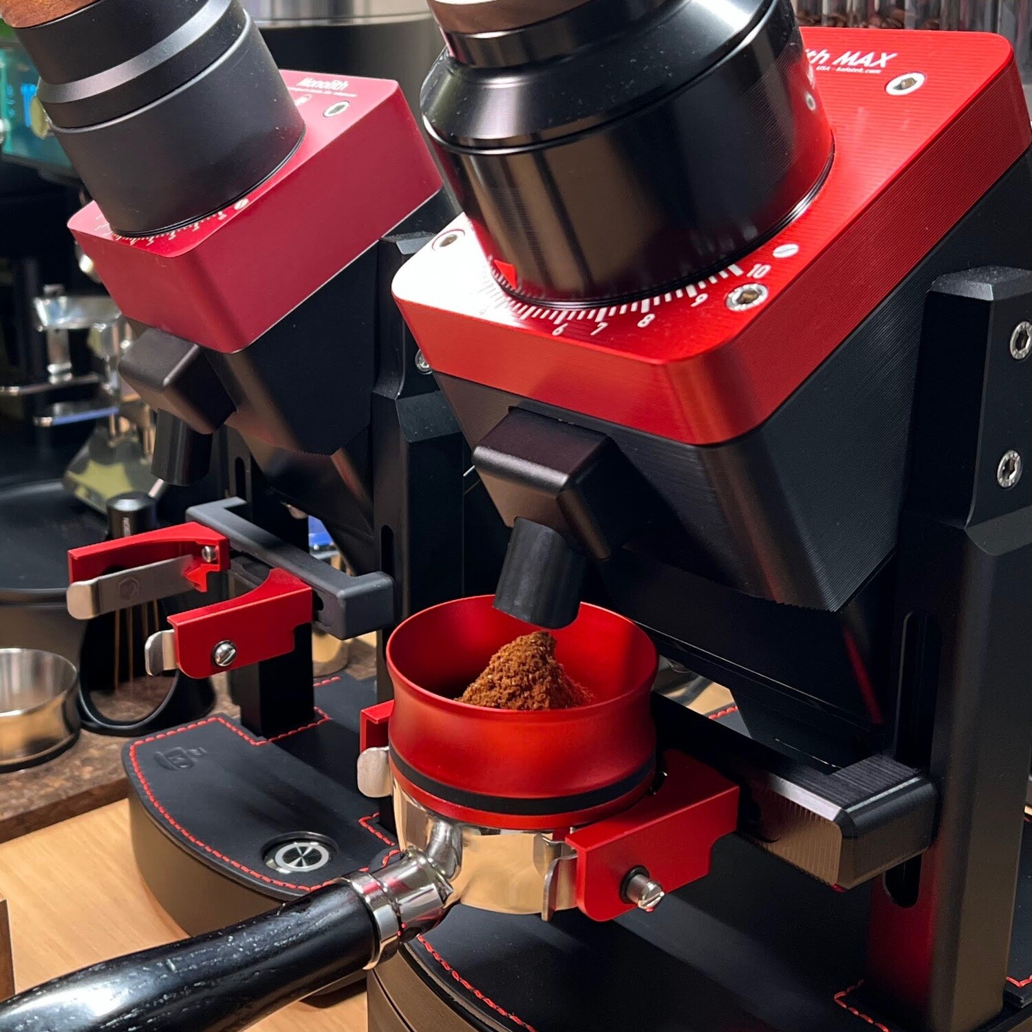 Spring Loaded Portafilter Holder Set - Kafatek Grinder