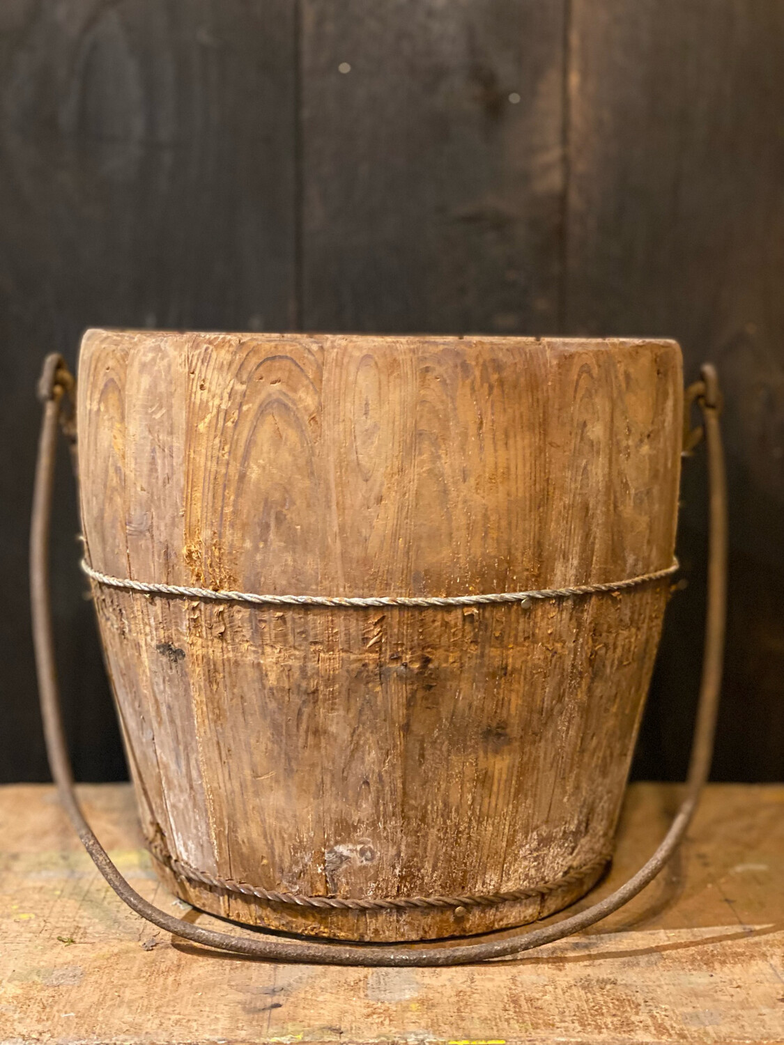 Stoere Houten Emmer