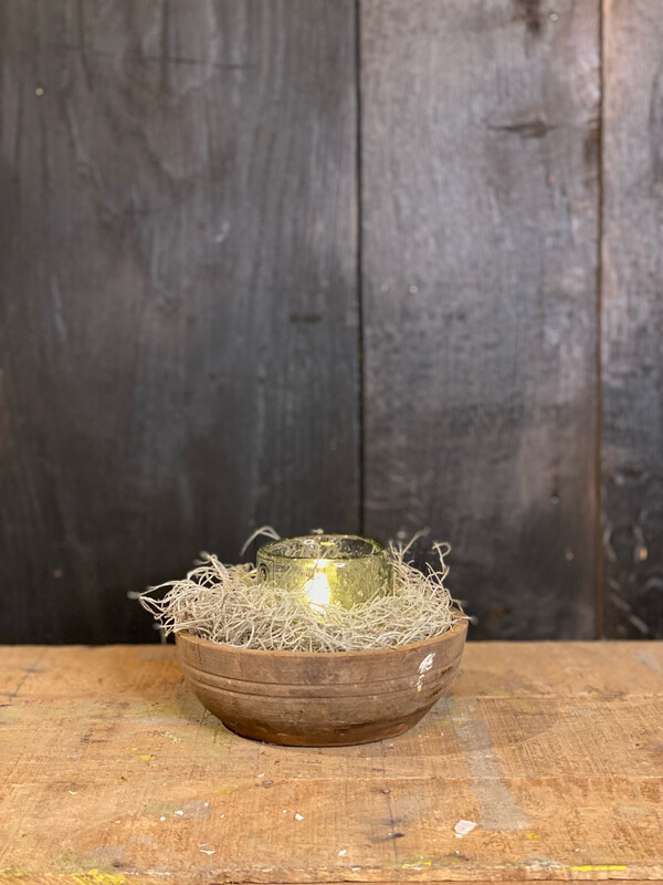 Cadeauset Schaal Met Windlicht