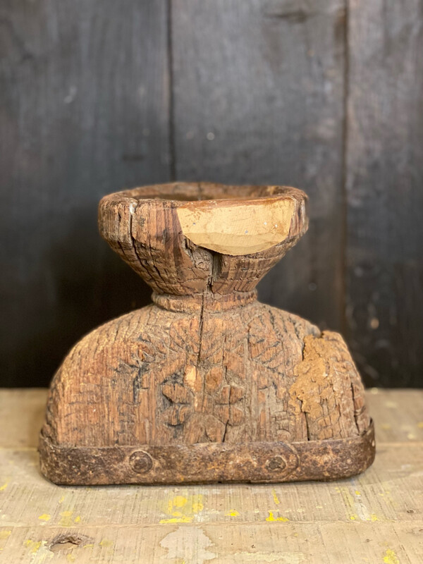 Oude Houten Graanverdeler