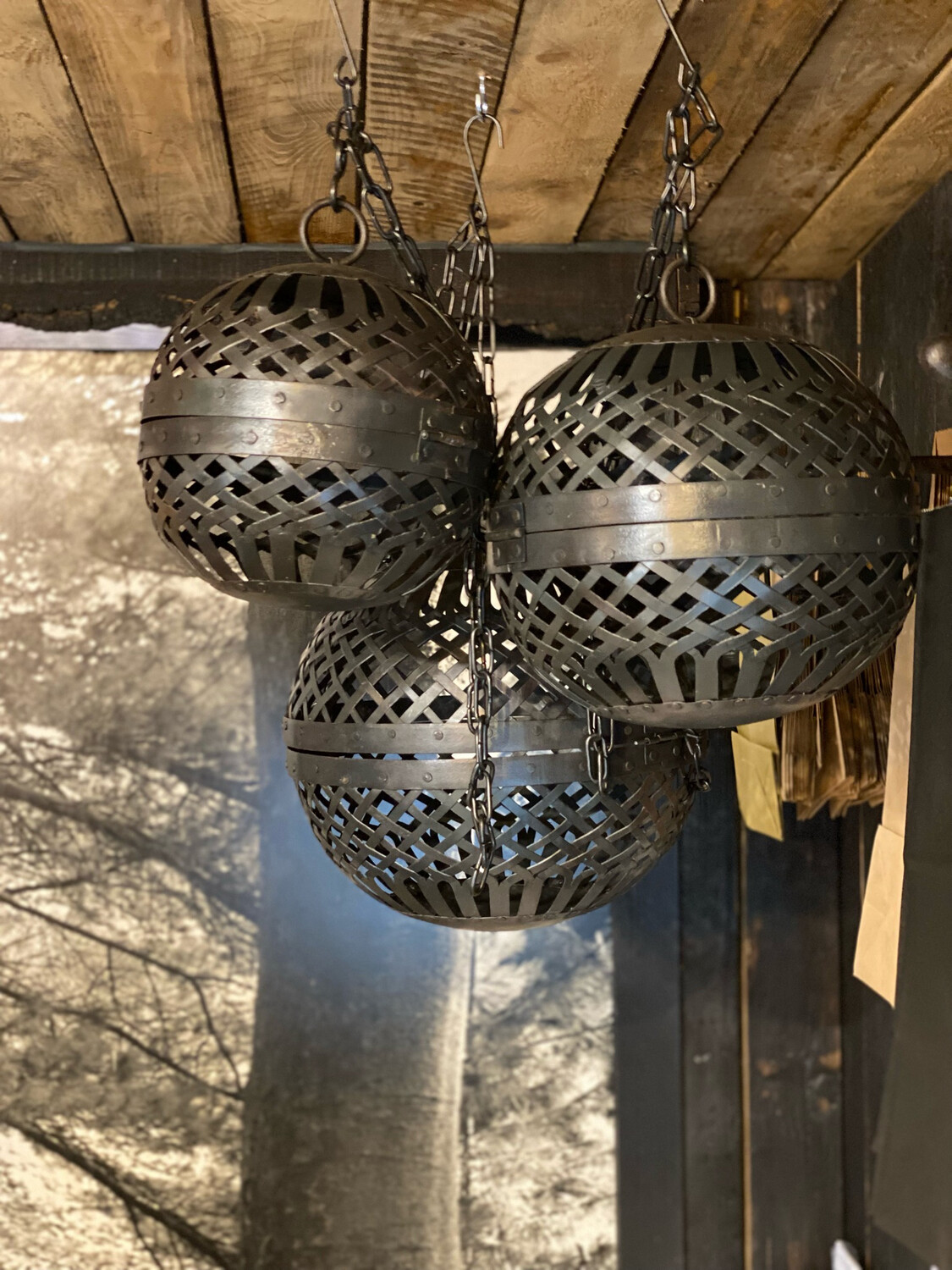 Ijzeren Deco Ballenset