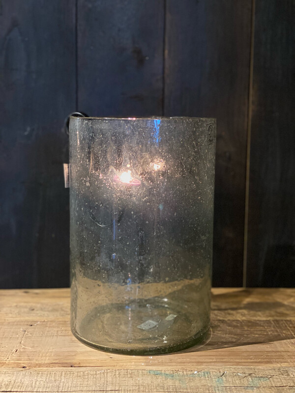 Windlicht Bubbelglas