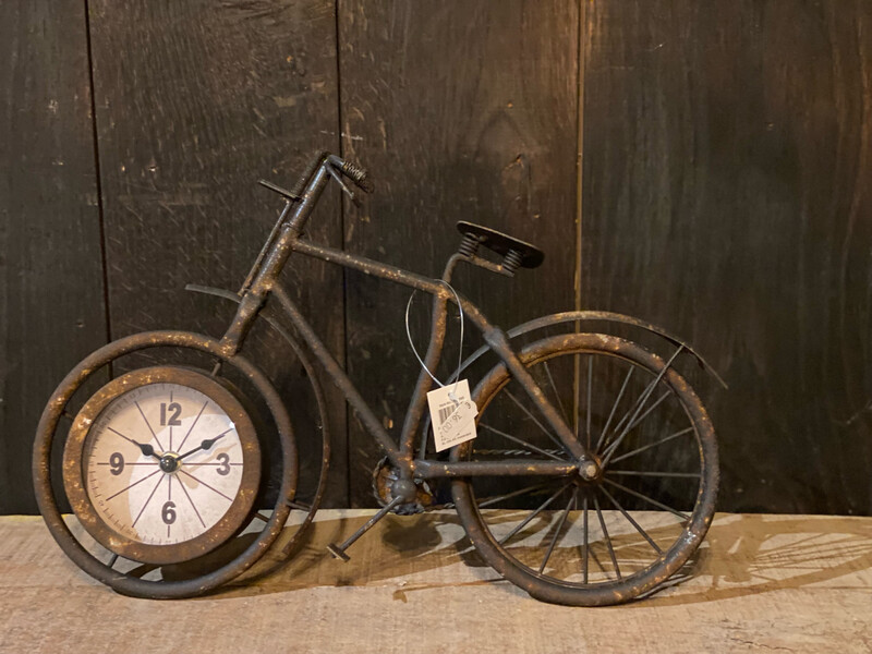 Fiets Met Een Klok