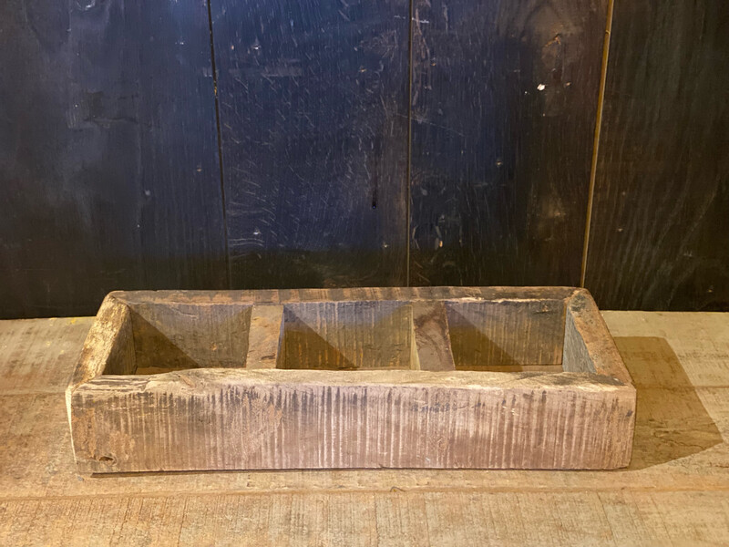 Houten Bakje 3 Vakken