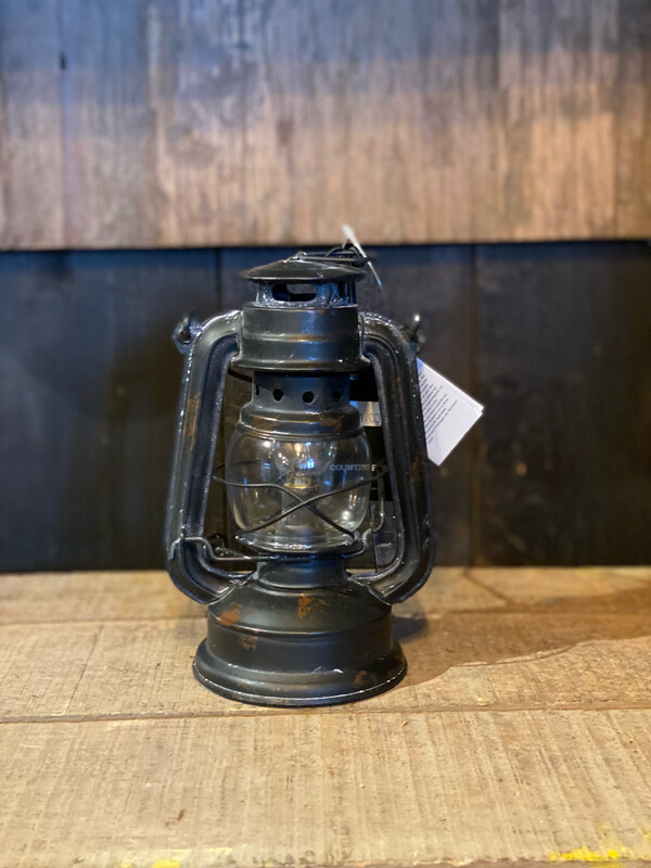 Zwarte Olielamp Op Batterij