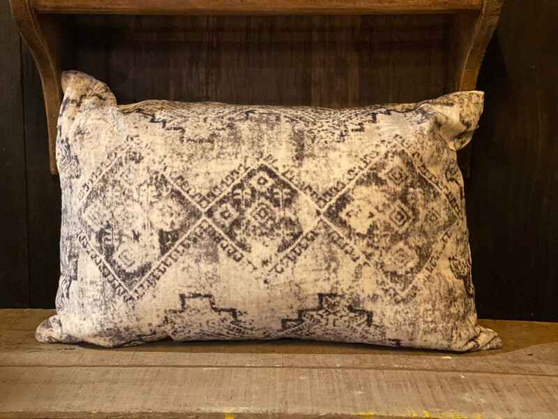 Velvet Kussen Met Print