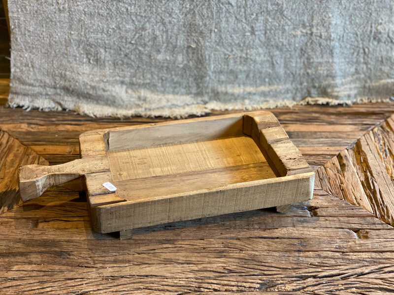 Houten Bak Met Handvat