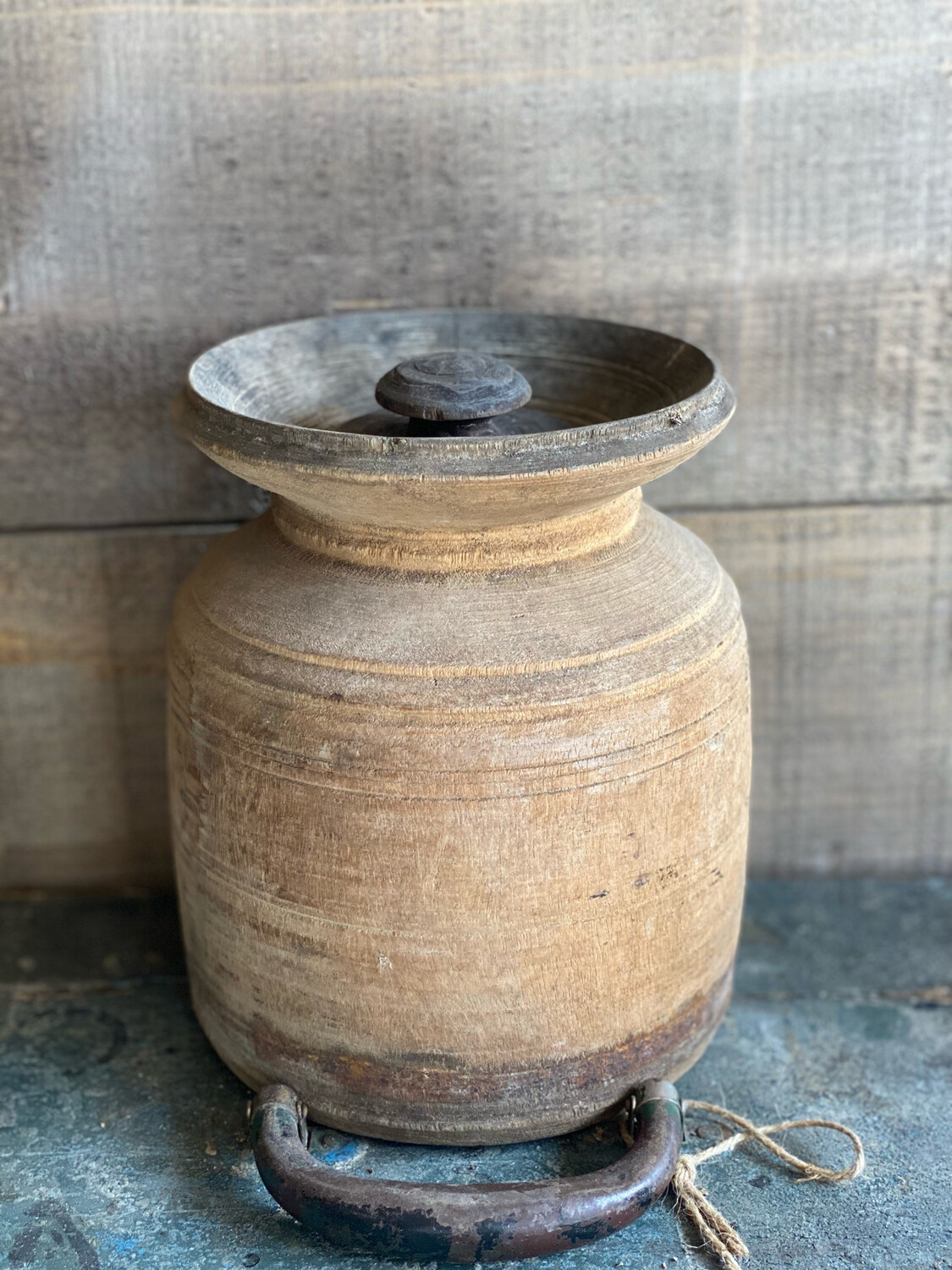 Nepalese Pot Met Deksel L