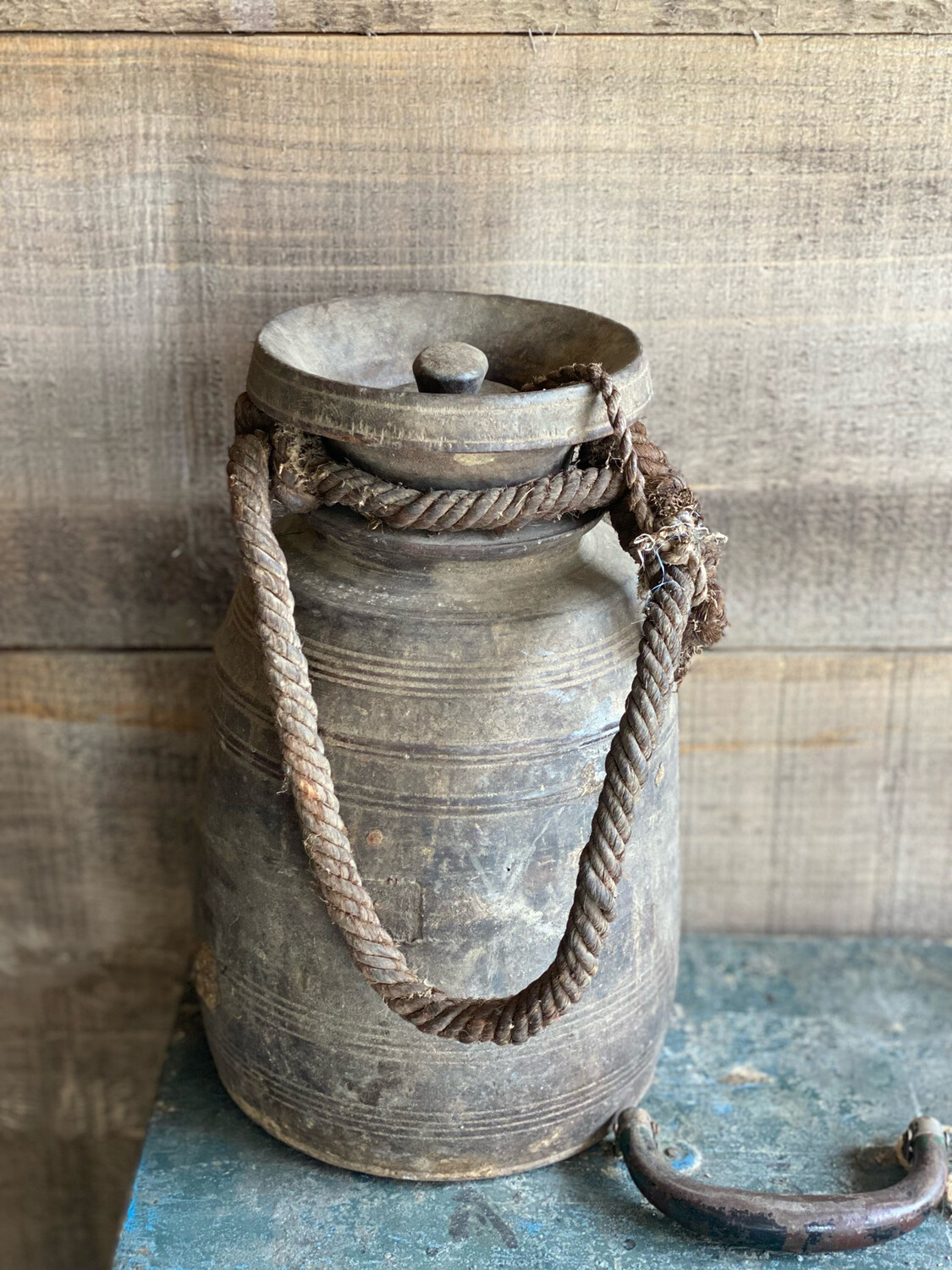 Nepalese Pot Met Deksel L