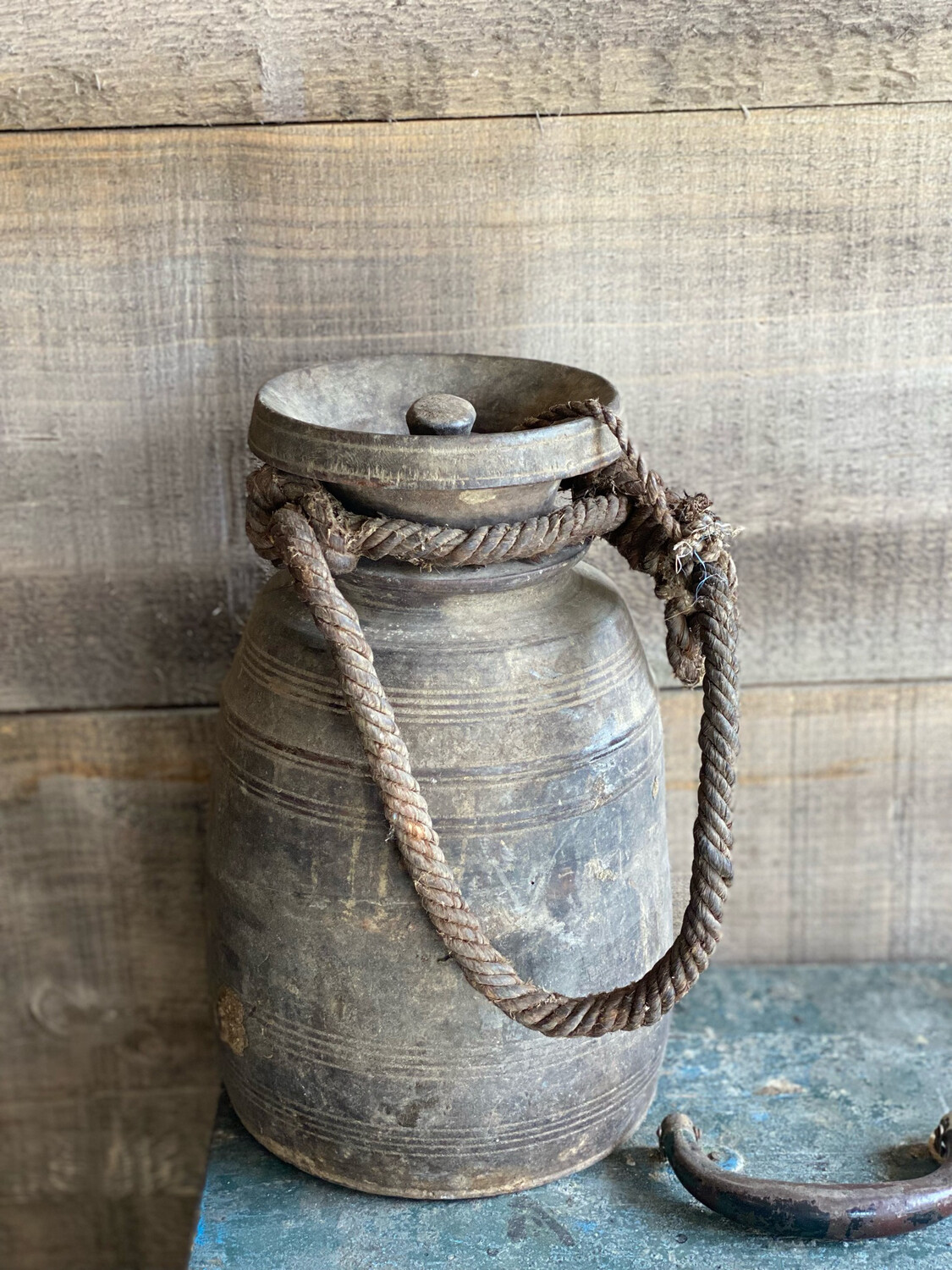 Nepalese Pot Met Deksel L