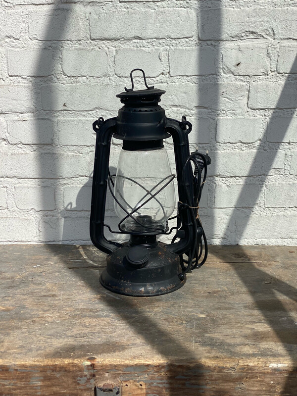 Olielamp Zwart