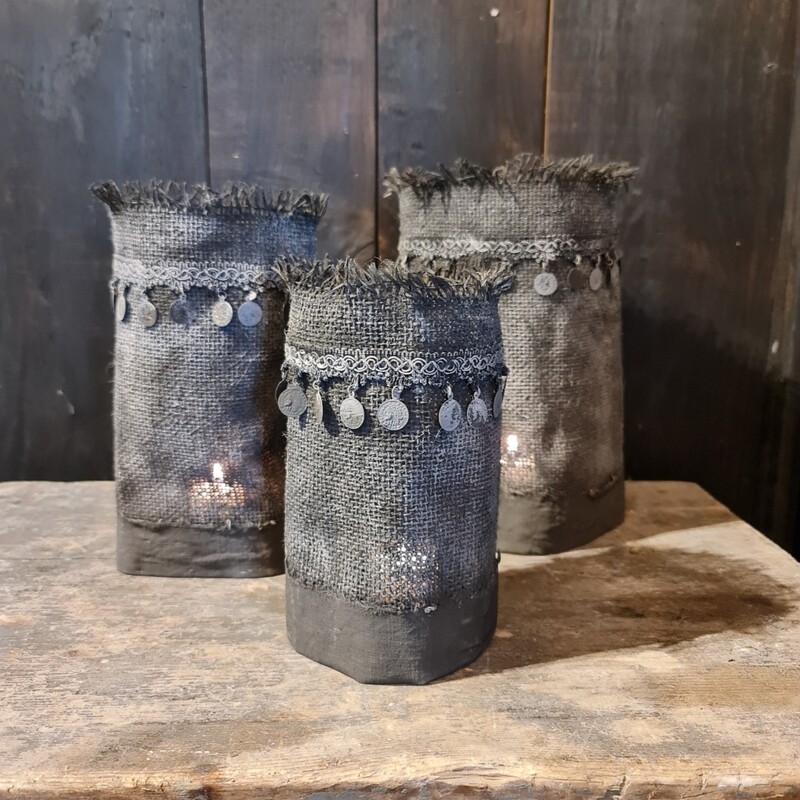 set van 3 windlichtcovers