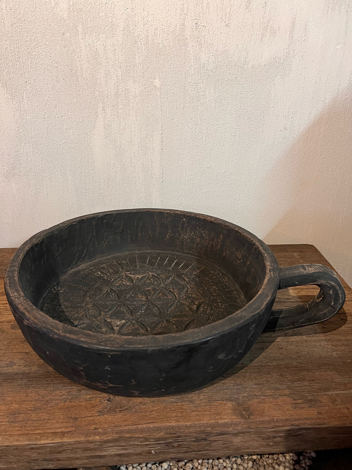 Houten Schaal Black