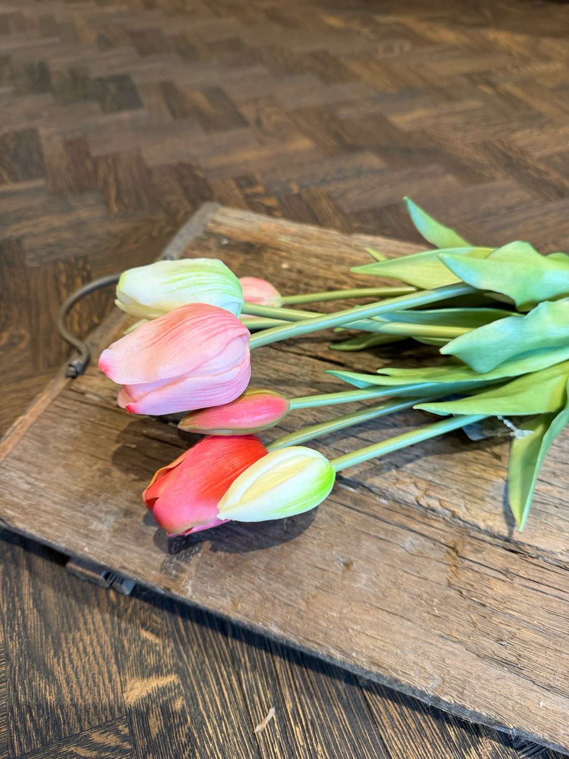 Classic Real touch tulpen dark pink melange Classic Real touch tulpen dark pink melange