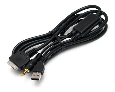 Автомобильный кабель USB+AUX для iPhone/iPod/iPad 1.7 м.