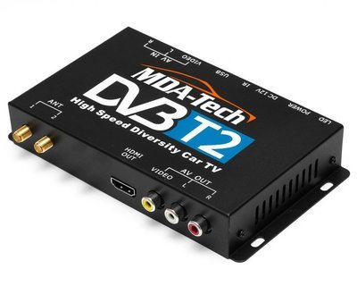 Автомобильный цифровой ТВ-тюнер MDA-DVB-T2 с двумя антеннами
