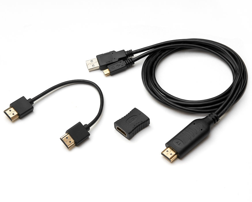 Адаптер подключения мобильного телефона MHL (micro-USB) to HDMI
