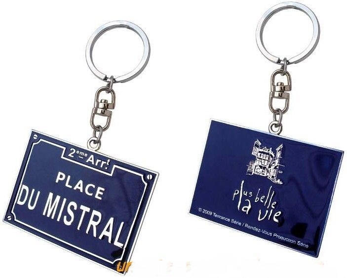 PORTE CLE METAL PLUS BELLE LA VIE