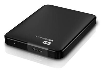WD ELEMENTS 2TB 2.5 USB3.0 EXTERNAL HDD – BLACK