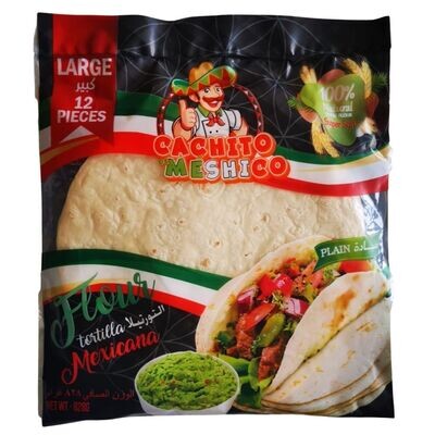 12 Mexican Flour Tortillas 10"