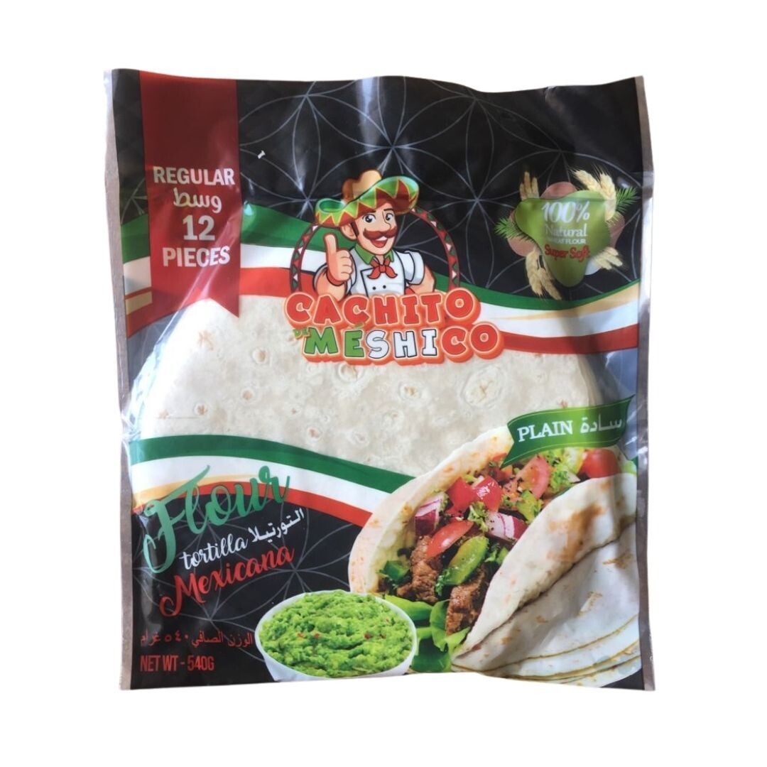 12 Mexican Flour Tortillas 8"