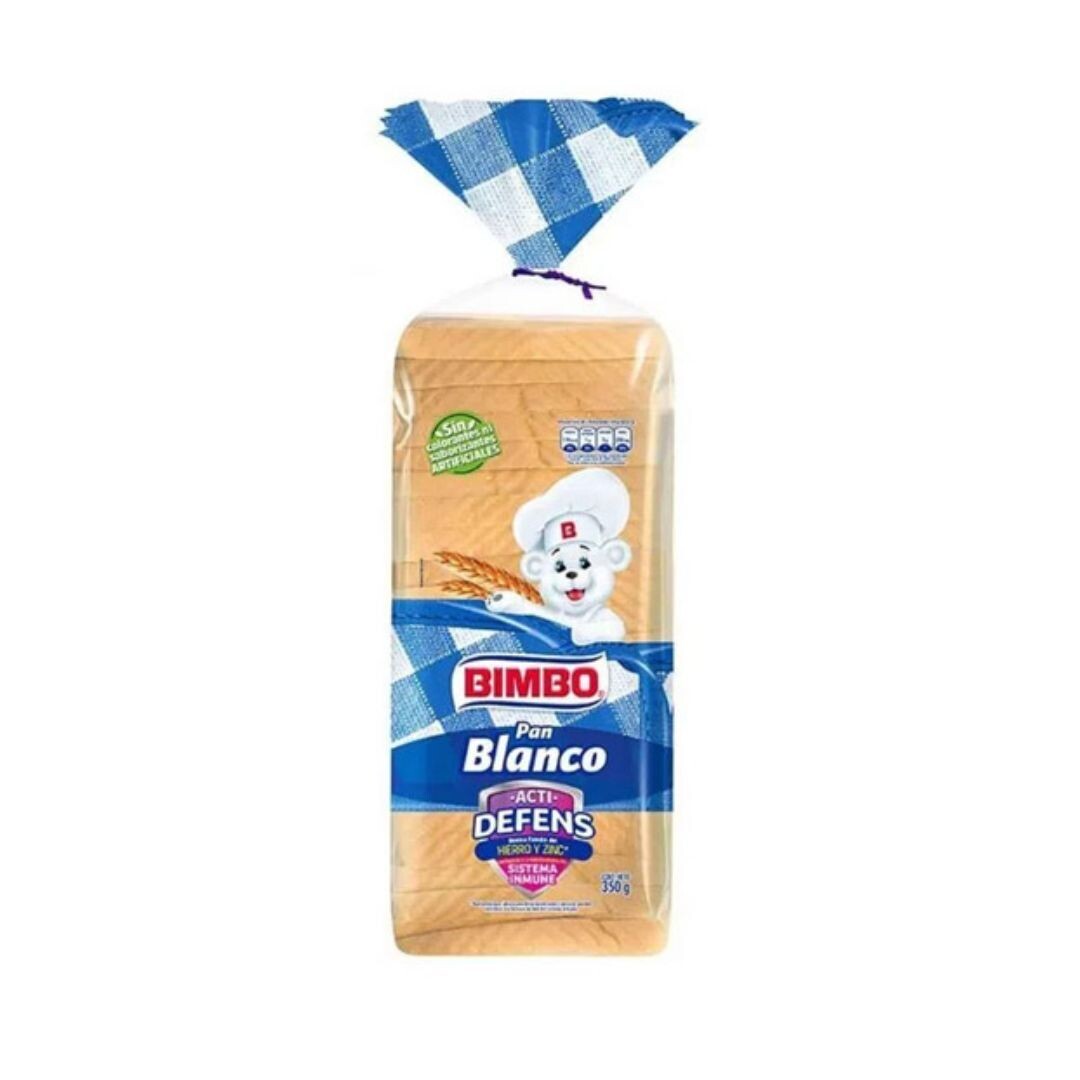 Bimbo White Bread 350gr