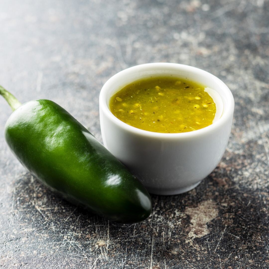 Homemade Serrano Green Salsa