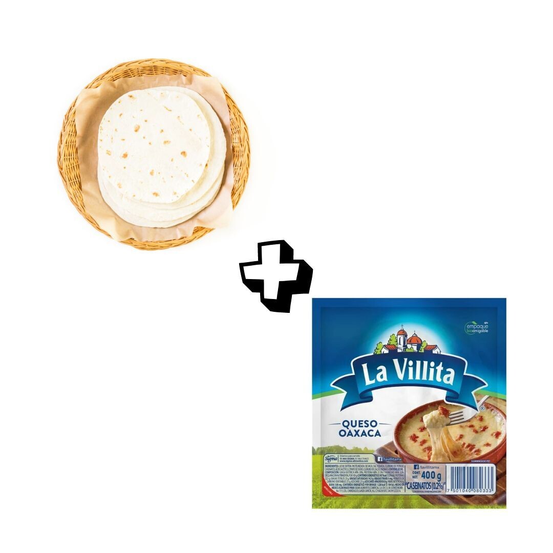 Bundle 24 Tortillas + Oaxaca Cheese