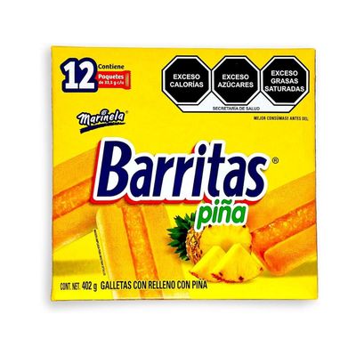 Barritas Marinela Pineapple 12 pack