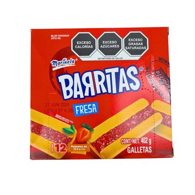 Barritas Marinela Strawberry 12 pack