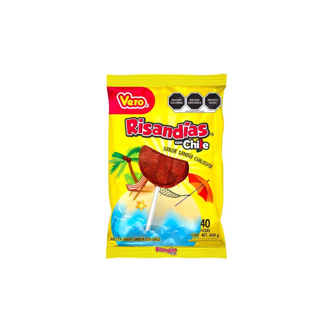 Watermelon Chili Lollipop 40p cs