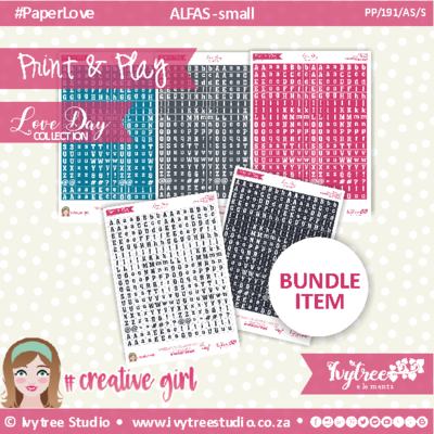 Alpha Snips - small - Love Day Collection