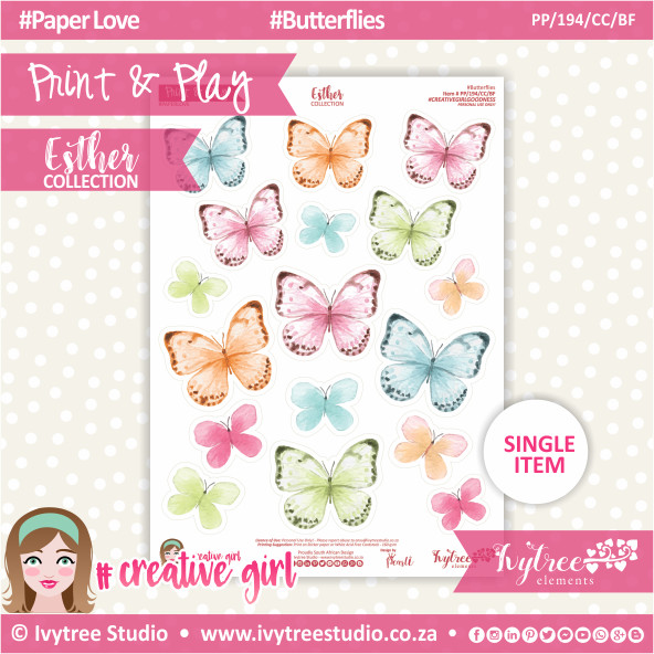 CUTE CUTS - Butterflies - Esther Collection