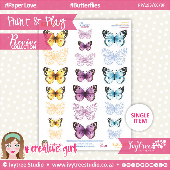CUTE CUTS - Butterflies - Revive Collection