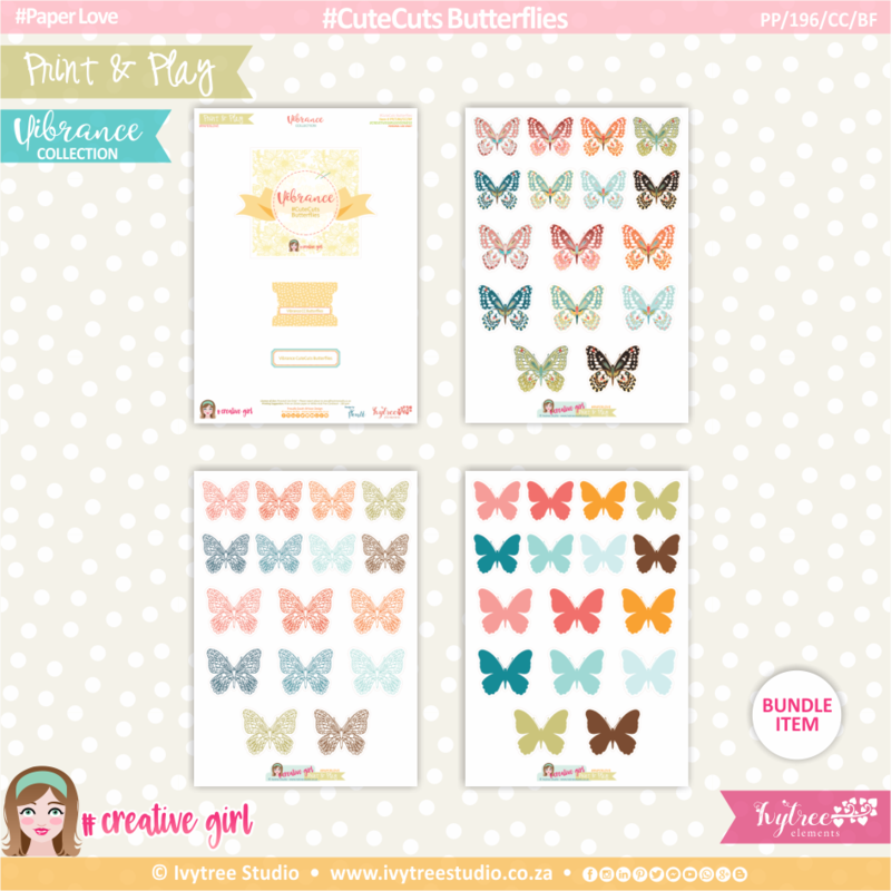 CUTE CUTS - Butterflies - Vibrance Collection
