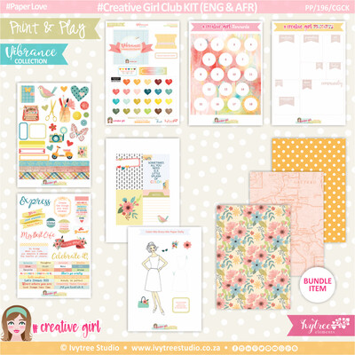 Creative Girl Club KIT (Eng/Afr) - Vibrance Collection