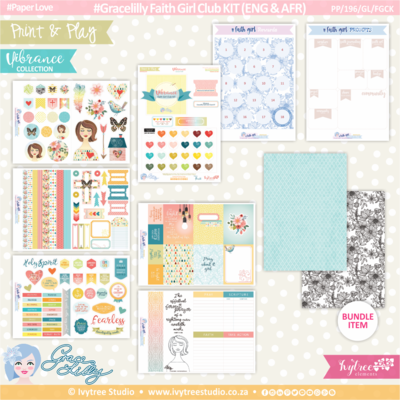 Gracelilly Faith Girl Club KIT (Eng/Afr) - Vibrance Collection