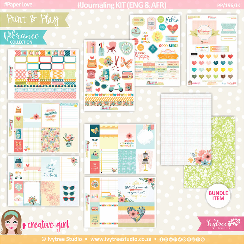 Journaling KIT (Eng/Afr) - Vibrance Collection
