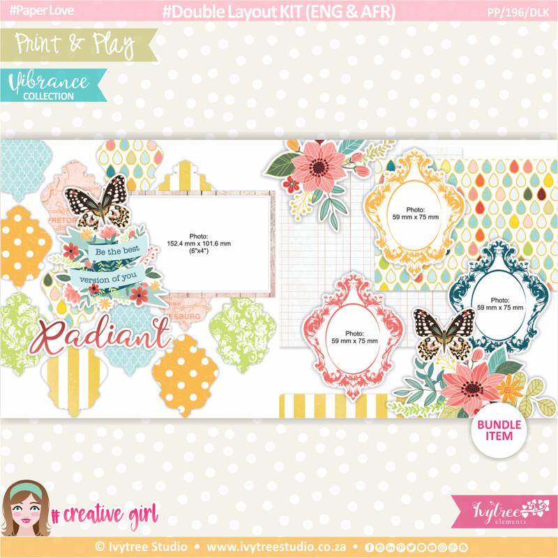 Double Layout KIT (Eng/Afr) - Vibrance Collection