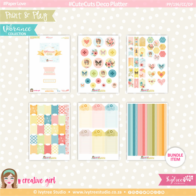 CUTE CUTS - Deco Platter - Vibrance Collection