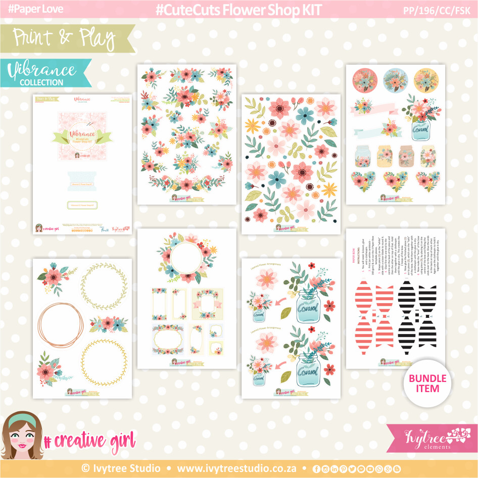 CUTE CUTS - Flower Shop KIT - Vibrance Collection
