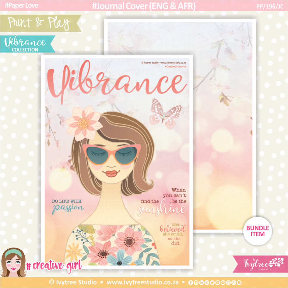 Journal Cover (Eng/Afr) - Vibrance Collection